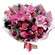букет из роз и тюльпанов с лилией. Уругвай