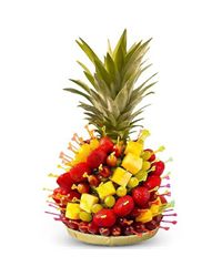 фруктовый букет с виноградом